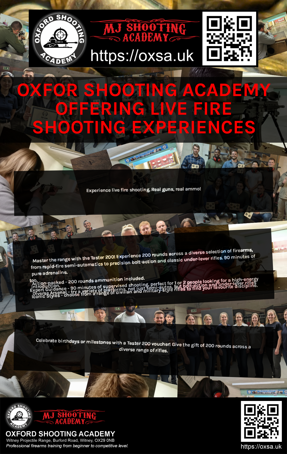 Precision shooting session focusing on firearm safety and handling