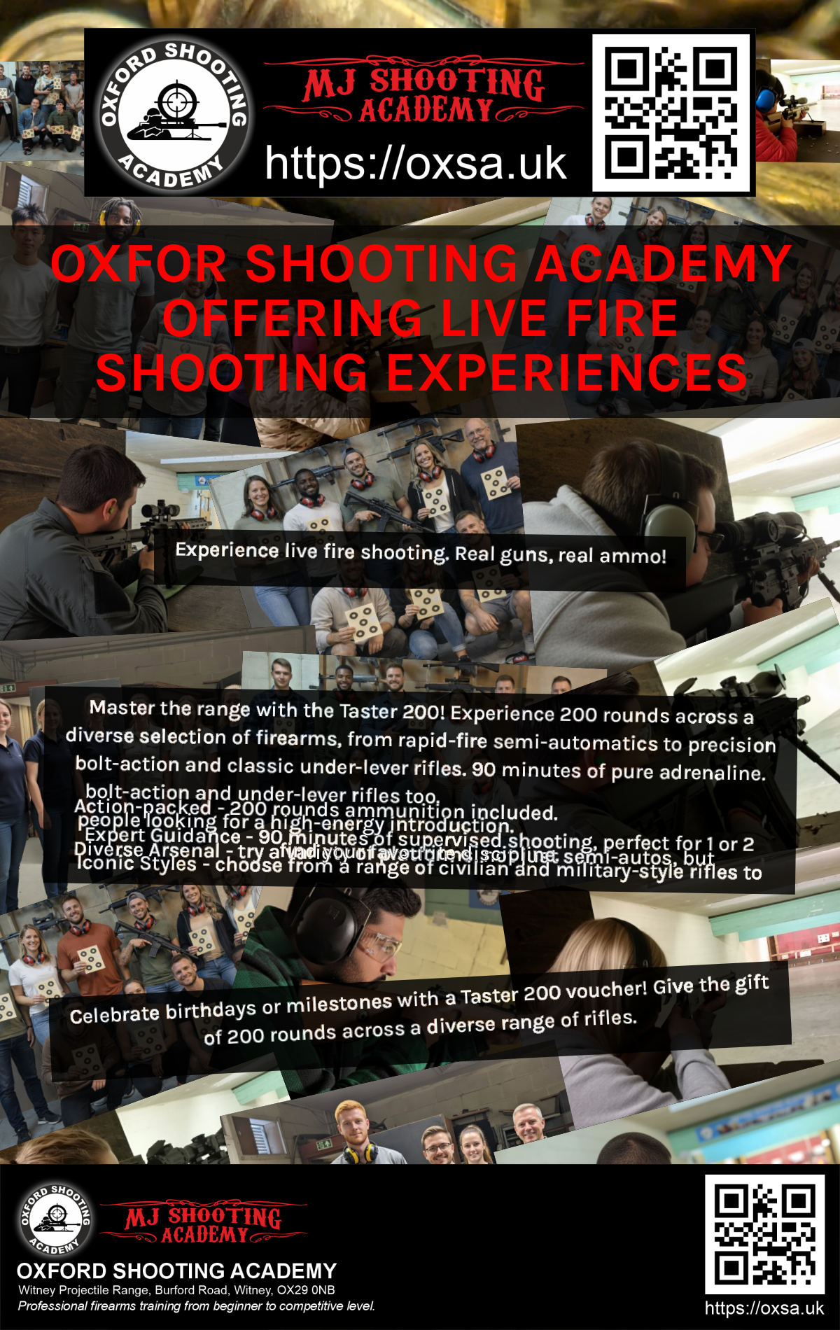 Precision shooting session focusing on firearm safety and handling