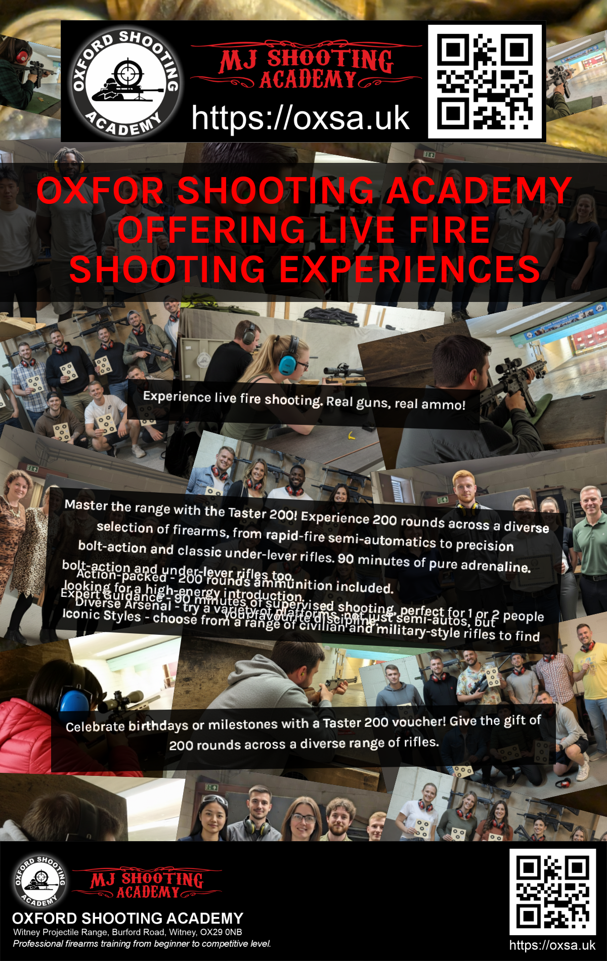 Precision shooting session focusing on firearm safety and handling