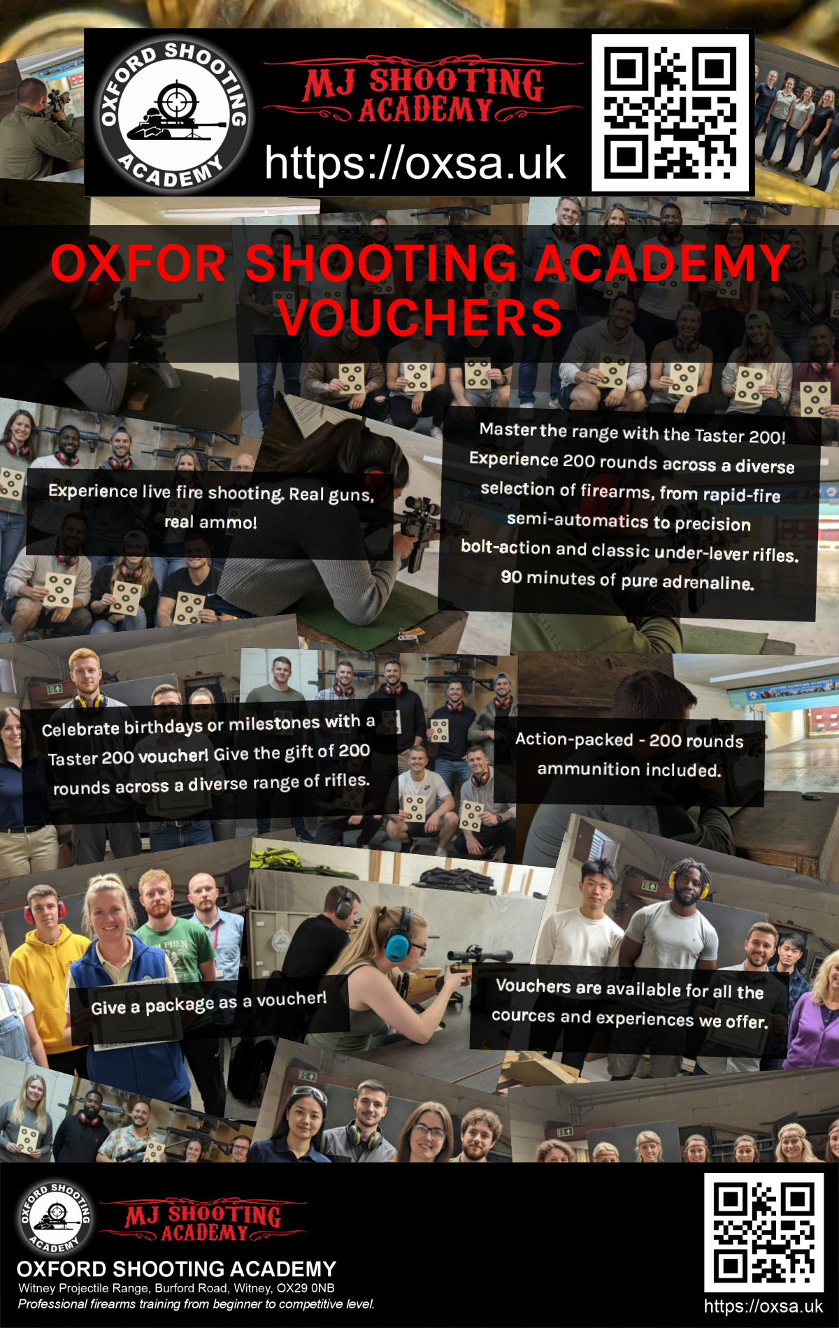 Historic rifle display with expert safety instruction