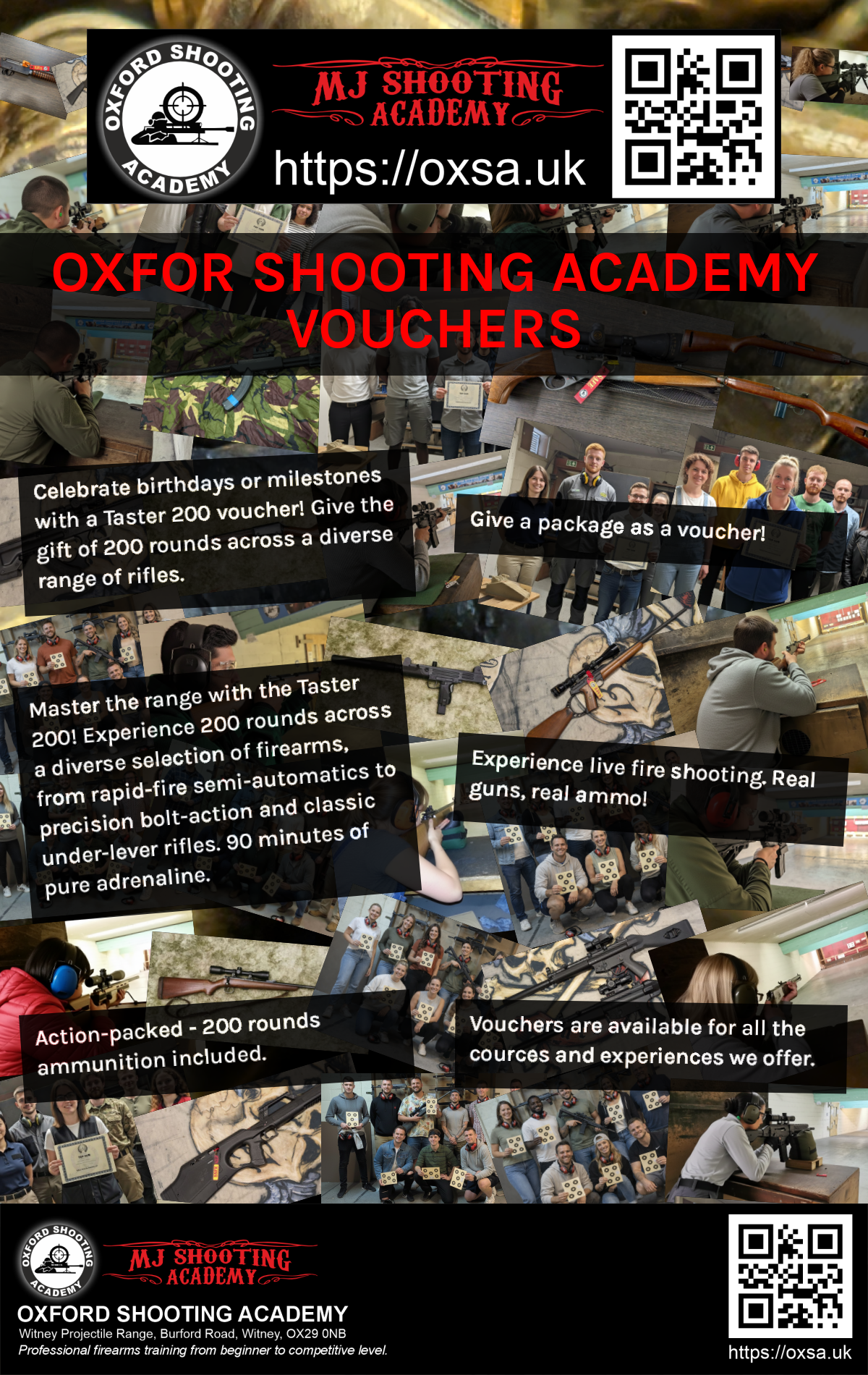 Target practice activity designed for corporate and group events