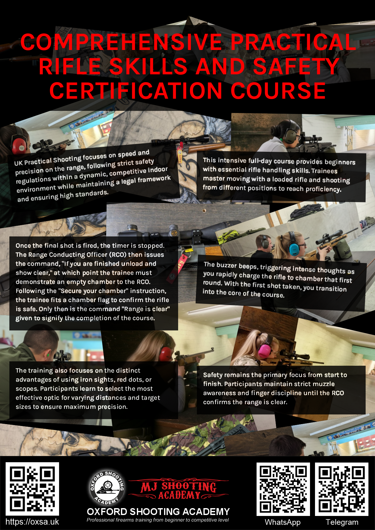 Historic rifle display with expert safety instruction