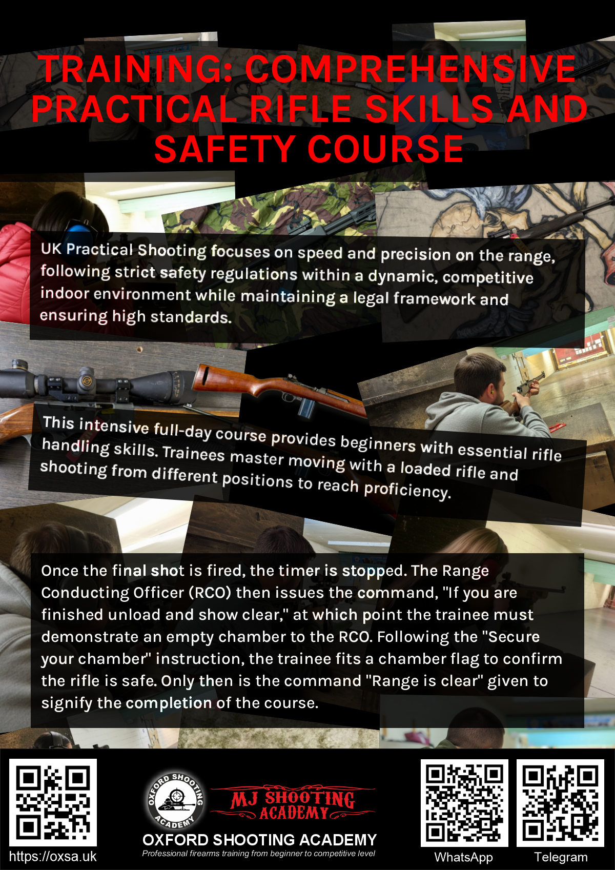 Precision shooting session focusing on firearm safety and handling