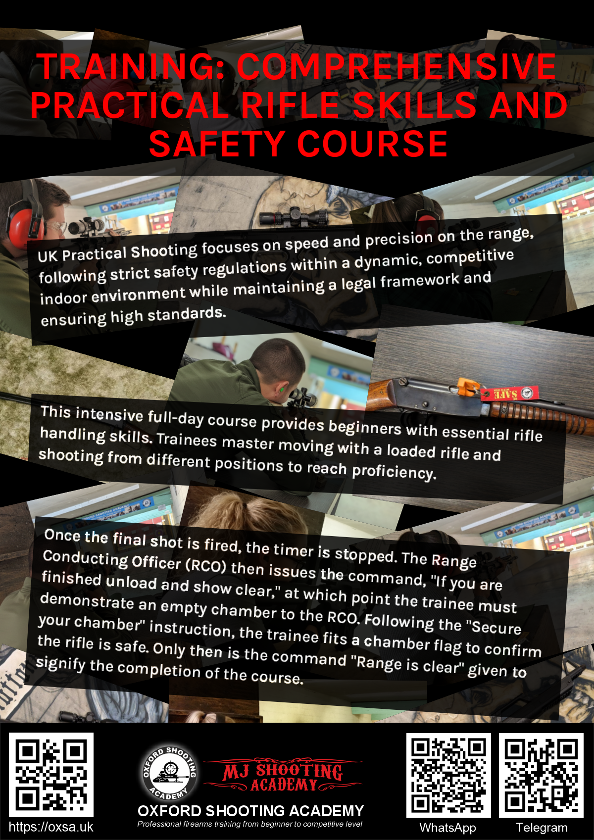 Precision shooting session focusing on firearm safety and handling