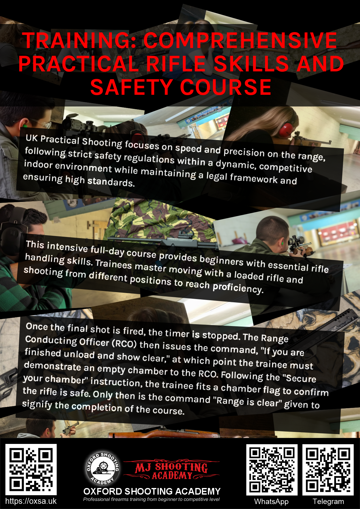 Historic rifle display with expert safety instruction