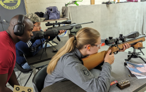 Professional shooting experience at a professional shooting range