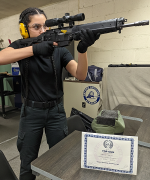 Sporting gun experience under supervised range conditions