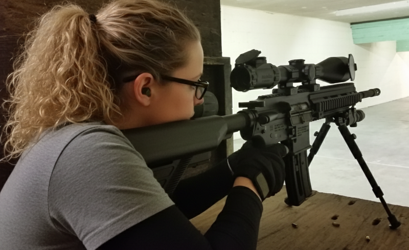 Tactical shooting drill for beginners and enthusiasts