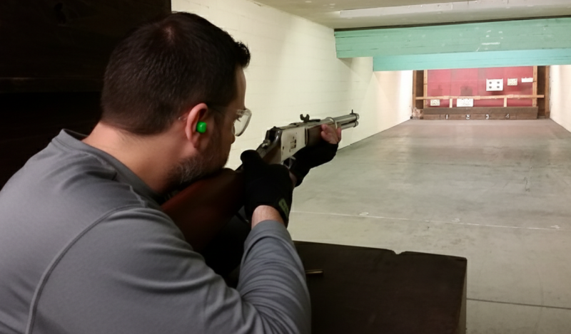 Professional shooting experience at a professional shooting range