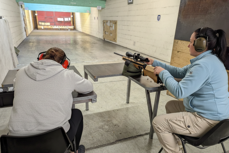 Sporting gun experience under supervised range conditions