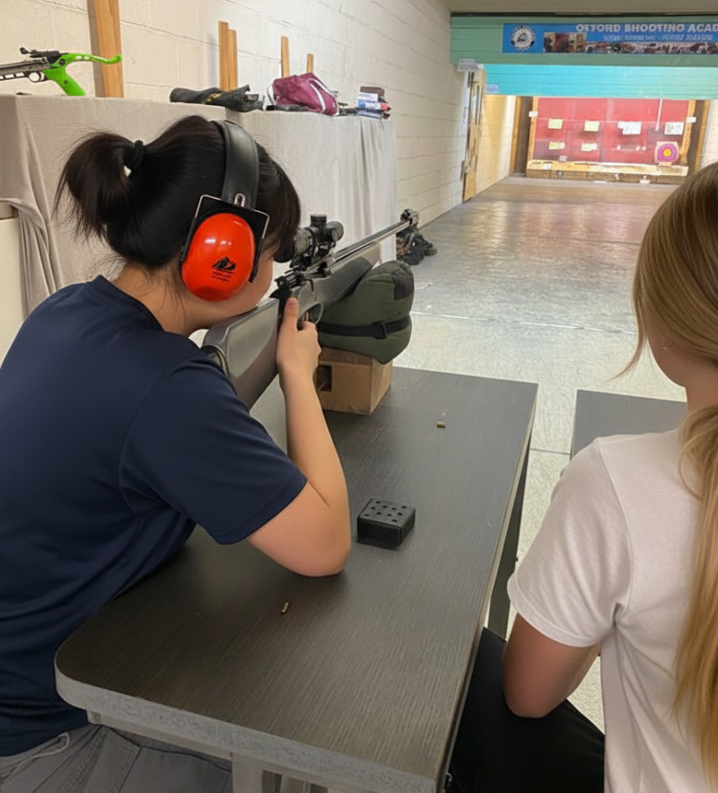 Indoor range shooting providing a unique experience day