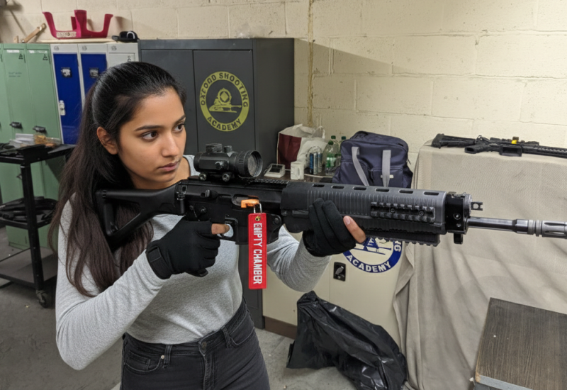 Sporting gun experience under supervised range conditions