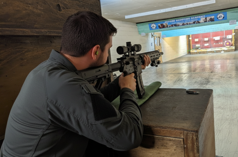 Sporting gun experience under supervised range conditions