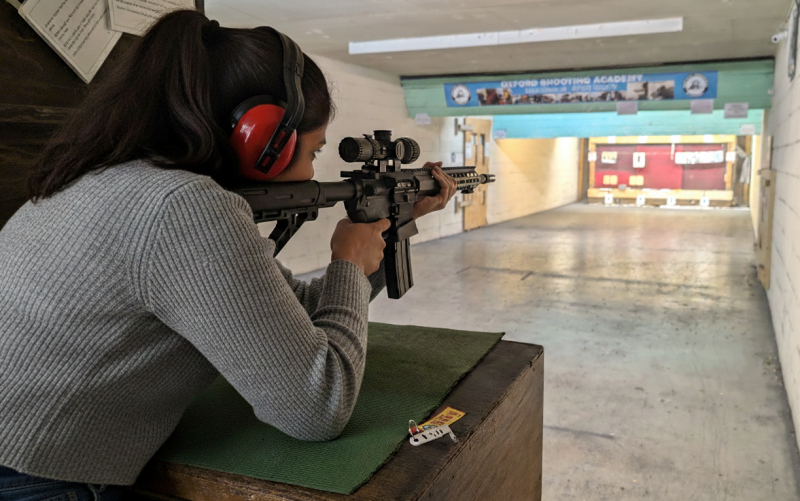 Sporting gun experience under supervised range conditions