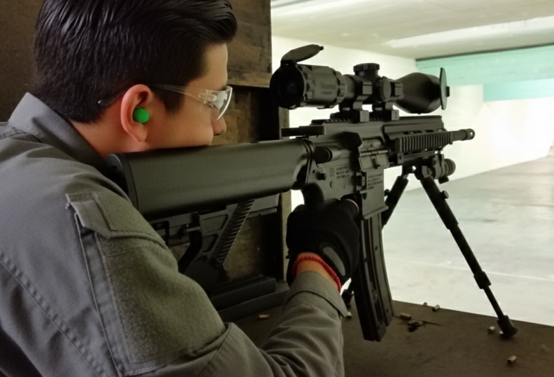 Live fire training for skill development and training