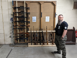 Professional shooting experience at a professional shooting range