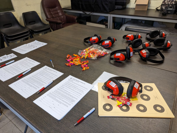 Indoor range shooting providing a unique experience day